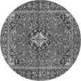 thumbnail image 1 of Ahgly Company Indoor Round Oriental Gray Traditional Area Rugs, 8' Round, 1 of 1