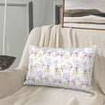 thumbnail image 5 of Honeii Hand Drawn Rabbit Decorative Throw Pillow Case - Elevate Your Couch, Sofa, or Bed with Stylish Home Decor, Perfect Gift Idea-20"x30", 5 of 6