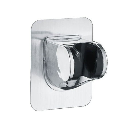 

Sardfxul Strong Adhesive Shower Head Holder Adjustable Shower Wand Holder Handheld Shower Head Wall Mount Bracket No Drilling