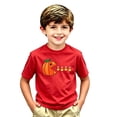 thumbnail image 2 of CONFREE Halloween Boys Short Sleeve Tshirts Crew Neck Cute Pumpkin Graphic Soft Hallowmas T-Shirts for Kids, 2 of 3