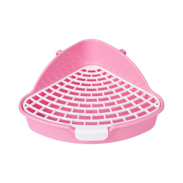 Pet Litter Tray Bunny Potty Potty Training Toilet Seat Small Animal Toilet Large Mesh Design Rabbit Litter Box Pet Training