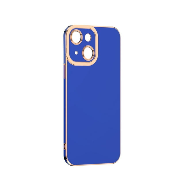Étui TPU Électroplaquée pour iPhone13 (6,1 Pouces), Protection Complète de la Caméra, Compatible avec la Recharge Sans Fil, Design de Luxe