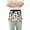 Cat Play Rock Guitar, variant on Server Apron with 3 Pockets Waterproof Waitress Waist Short Apron for Man Woman Brown Horseshoe 12 Inches