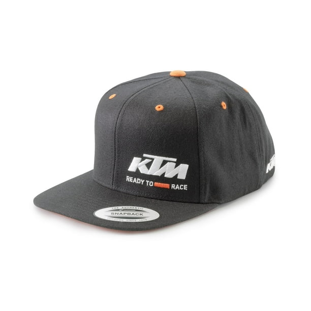 Gorra KTM Team Snapback negra 100% algodón talla única