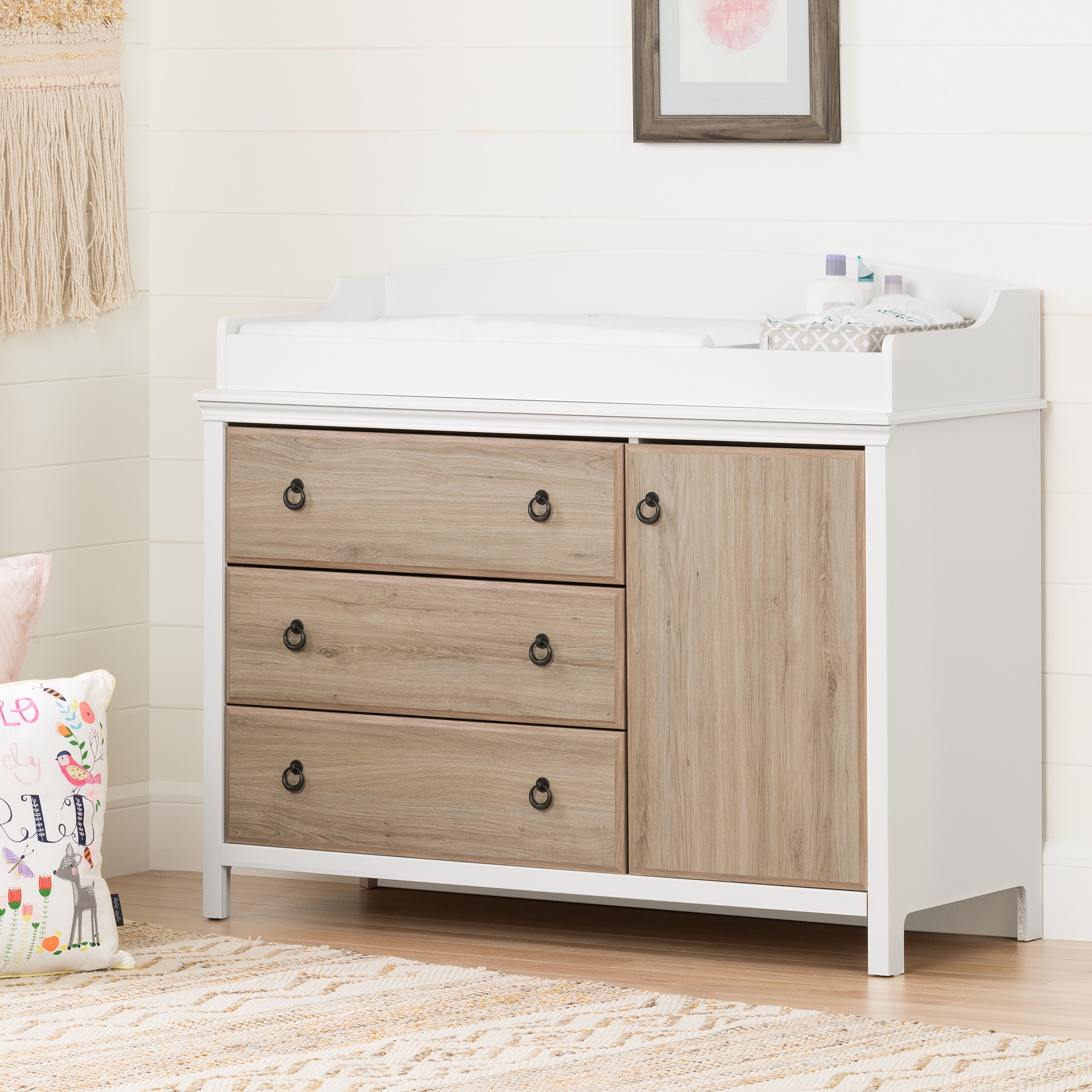 south shore furniture changing table dresser