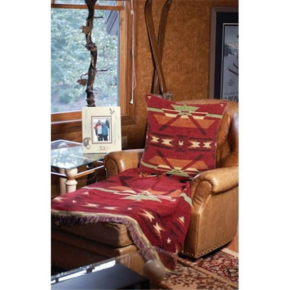 Flame Tapestry Throw Blanket Fashionable Jacquard Woven 50 X 60 in.