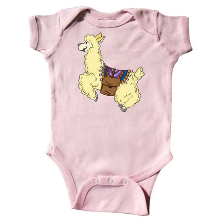 

Inktastic Cute Jumping Alpaca Gift Baby Boy or Baby Girl Bodysuit