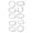 Silver, variant on 10PCS Stainless Steel Cookie Cutters Set Metal Biscuit Cutter Molds for Baking Fondant Pastry Dough Sandwich DIY Kitchen Baking Tools,Silver