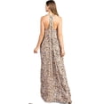 thumbnail image 2 of Love Stitch Women's Rose Print Maxi Dress w/ Pockets (S, Mustard), 2 of 5