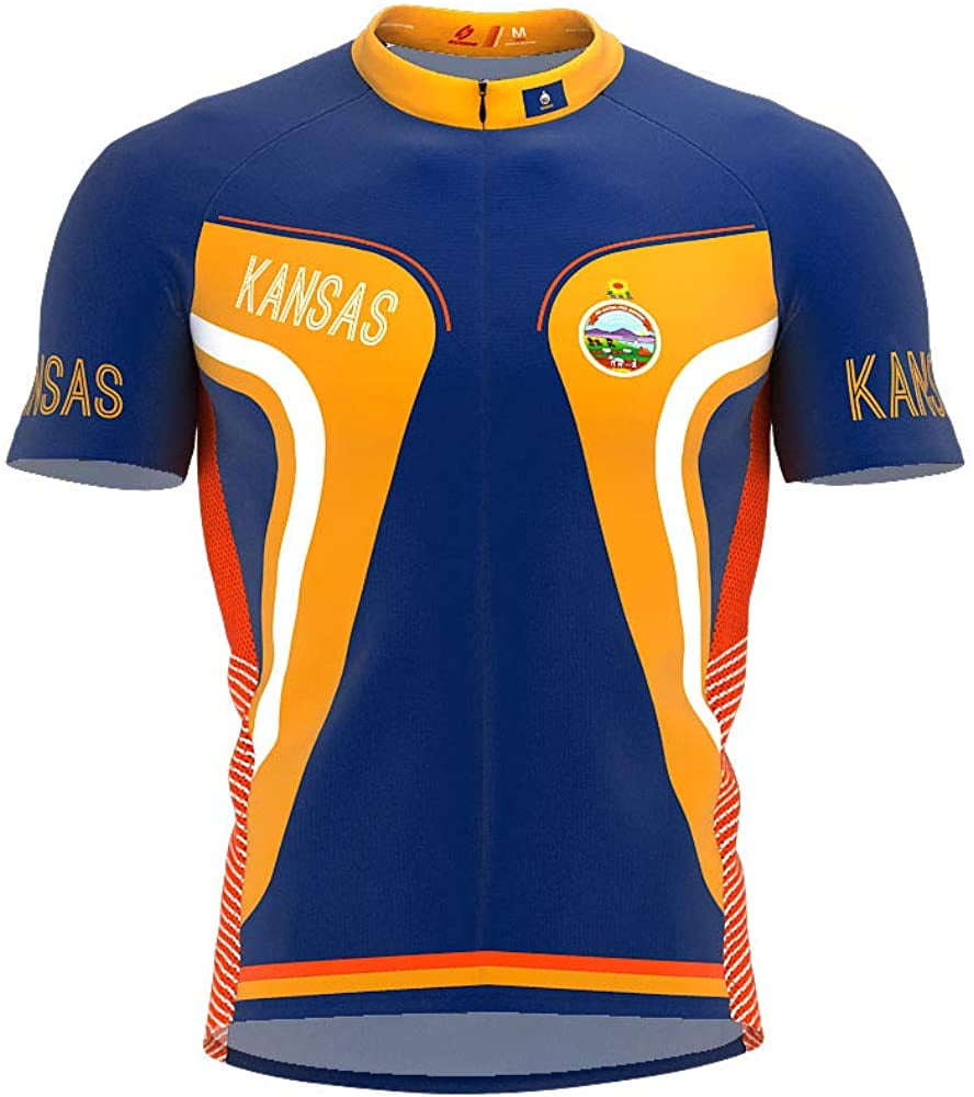 Kansas Bike Short Sleeve Cycling Jersey for Women - Size 3XL