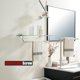 thumbnail image 3 of Estante de cristal para baño JQK TGS100L20-CH con toallero de 50 x 20 cm, 3 of 9