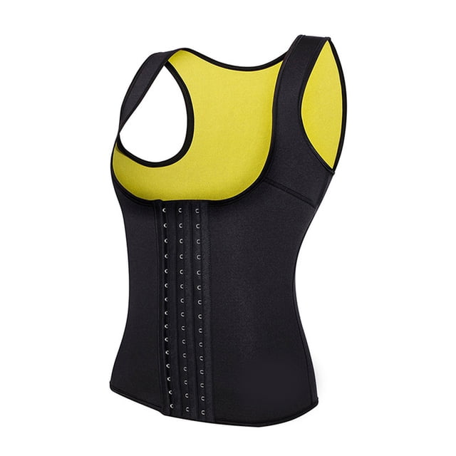 Chaleco Moldeador para Mujer con Soporte de Pecho, Faja Reductora de Neopreno con Cremallera, Ajuste Cómodo para Ejercicio, Talla XL, Ideal para Estilizar la Silueta y Controlar la Sudoración.