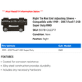 thumbnail image 2 of Right Tie Rod End Adjusting Sleeve - Compatible with 1999 - 2007 Ford F-250 Super Duty RWD 2000 2001 2002 2003 2004 2005 2006, 2 of 2