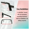thumbnail image 6 of Kojem Roll Bar for Full-Size Pickup Trucks, Steel, Black, with Mounting Accessories, LYAM-730, 6 of 22