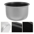 thumbnail image 4 of Miangastore Casseroles Intérieures pour Cuiseur à Riz Électrique en Alliage d'Aluminium Casseroles de Cuisson Intérieures Remplacer Casserole Doublure Remplacement de Casserole à Riz Contenant pour Cuisines Domestiques 2 L, 4 of 8