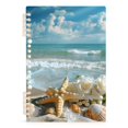 thumbnail image 2 of Haosy Starfish Conch Sea Notebooks 2 Pcs 1-subject Journal 60 Sheets A5 College Ruled Paper Detachable Ring 8.3"x5.7", 2 of 8