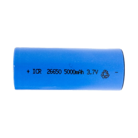 3.7 Volt 26650 Li-Ion Battery (5000 mAh)
