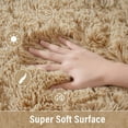 thumbnail image 7 of Homore Cute Fluffy Velvet Carpet Soft Washable Area Rugs for Bedroom/ Living Room Decoration,6'x9',Camel, 7 of 7