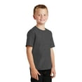 thumbnail image 4 of Port & Company Youth Fan Favorite Tee-S (Dark Heather Grey), 4 of 6