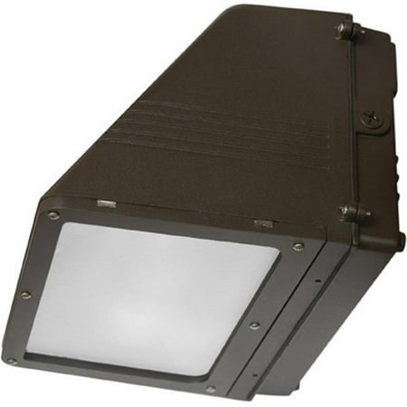 High Pressure Sodium Wallpack Dabmar Lighting DW1680 8.50 x 14.25 x 11.50 in. 120 V 70 watts Dark Sky Medium Wall Pack Fixture with High Pressure Sodium Lamp, Bronze ()