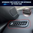 thumbnail image 3 of Xotic Tech Dashboard Side Air Vent AC Outlet Cover Trim, Carbon Fiber Pattern, Compatible with Honda Civic 11th Gen 2022 2023, 3 of 7
