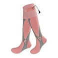 thumbnail image 1 of Calcetines Calefactables Eléctricos Deportivos Al Aire Libre Calentamiento Rápido para Esquiar () Rosa, 1 of 7