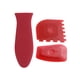 thumbnail image 2 of Protector de mango de 3 piezas Wosthever Raspador de plástico antideslizante rojo, 2 of 6
