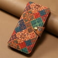thumbnail image 2 of for iPhone 14ProMax Cork Wood Phone Case Wallet, Retro Floral Folio Flip Book Cover Magneitc Closure, ID Credit Card Holder Coin Cash Slot, Kickstand Support (Bohemian Totem Print), 2 of 6