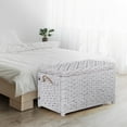 thumbnail image 6 of happimess Jacob 31.5" Hand-Woven Wicker Storage Trunk, Distressed White, HPM9003E, 6 of 12