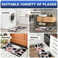 thumbnail image 6 of DragonBtu Anti Fatigue Mats for Kitchen Floor, Halloween Skull Floral Stripes Kitchen Runner Rug Absorbent Resist Dirt Kitchen Carpet, Door Standing Mat, Kitchen Sink Mat, 6 of 6