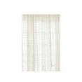 thumbnail image 2 of Mouliraty Sheer Curtains Long Transparent Voile Sheer White Curtains Gauze Drapes For Living Room Bedroom Window Sliding Glass Door Embroidered Modern Striped, 2 of 9