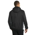 thumbnail image 2 of Port Authority Core Colorblock Wind Jacket-2XL (Black/ Battleship Grey), 2 of 6