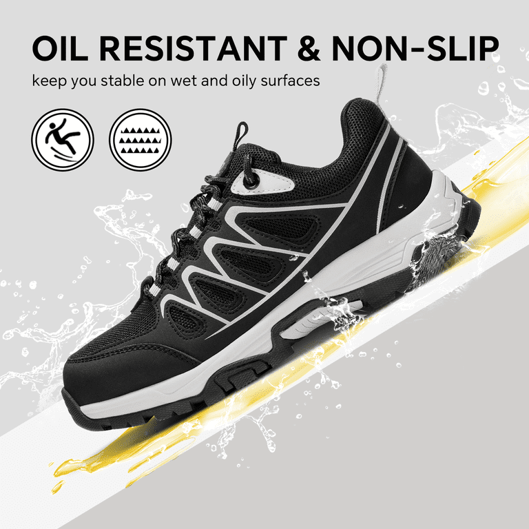 SPIEZ® Unisex Oil-Resistant Non Slip Safety Shoes,EN ISO 20345