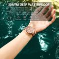thumbnail image 4 of Explojoy Women's Luxury Quartz Watch – Waterproof, Luminous Dial, Elegant Design, 4 of 8