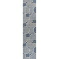 thumbnail image 3 of JONATHAN Y SAVANNAH 2 x 8 Runner Rug, Arielle Lines Machine-Washable Reversible - Navy/Cream, SVH111A-28, 3 of 9