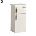 thumbnail image 1 of 1/12 Miniature Fridge Retro Kitchen Plastic Freezer T1T1 Toys Fridge K8K1, 1 of 9