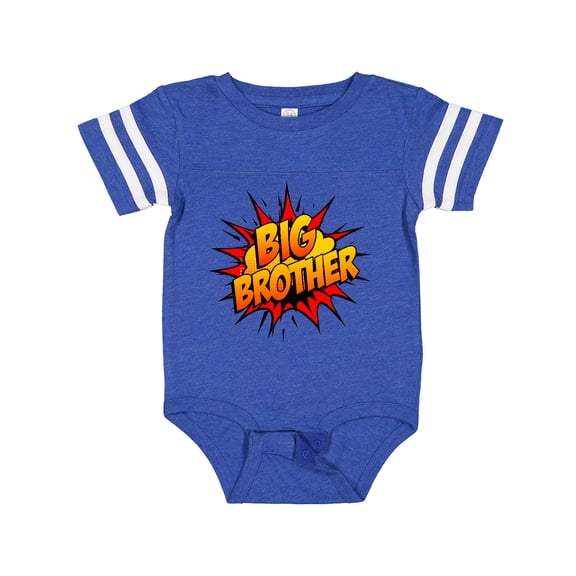 Inktastic Big Brother Super Hero Boys Baby Bodysuit