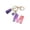 m, variante sur Hearth & Gear Porte-Clés Lettre Scintillante en Résine, Couture de Couleur Couture Fluide Soverell, Goutte de Colle Violette Caractère Anglais Porte-Clés Vitrail Fenêtre de Chat Corde de Perles Transparente Ensemble d'Ornements Noël