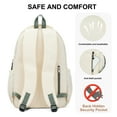 thumbnail image 7 of BJFLS Adult Female Polyester Backpack, Beige green, 7 of 7