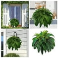 thumbnail image 2 of Tkrady Artificial Boston Fern Bush, 48Inch Artificial Plants, Suitable for Decorating Office, Patio, Living Room Greenery, 28Branches (28 Branches 1pack), 2 of 6