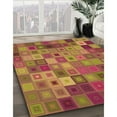 thumbnail image 2 of Ahgly Company Indoor Round Patterned Grapefruit Red Area Rugs, 5' Round, 2 of 6