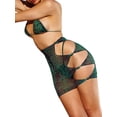 thumbnail image 2 of Txlixc Conjunto de bikini de 2 piezas para mujer, tops con cuello + traje de baño con falda envolvente hueca Txlixc Sexy, 2 of 4