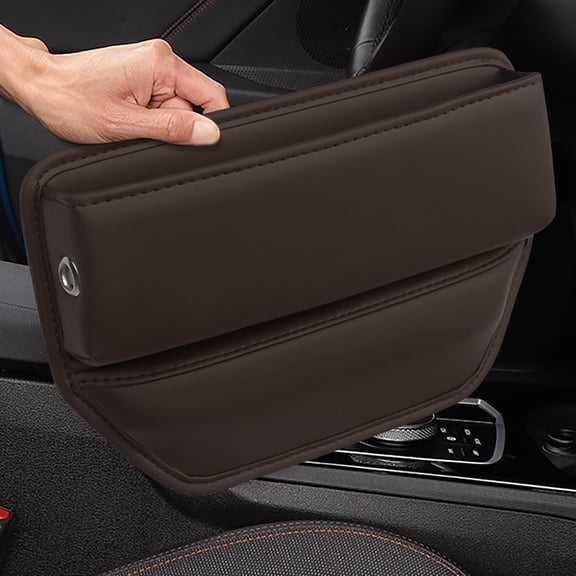 Vacemry Practical Car Storage, Car Seat Gap Storage Organizer, Automotive Interior Organizer Box for Phone Keys Wallet Sunglasses, Vehicle Console Storage Container for Car Truck SUV