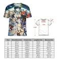 thumbnail image 2 of Genshin Impact Womens T-Shirt Round Neck Short Sleeve Tee Shirts Summer Breathable Tops Blouse L, 2 of 8