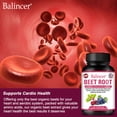 thumbnail image 2 of Balincer Beet Root Supplement, 120 Capsules, Supports Circulatory & Heart Health, High Potency, 2 of 8