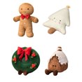 thumbnail image 3 of Cateissary Juguetes de peluche de pan de jengibre navideño, almohadas cómodas y suaves para acurrucarse, regalos de Feliz Navidad Decoración del hogar tipo 1, 3 of 6