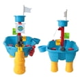 thumbnail image 3 of Juegos De Actividades Piratas Al Aire Libre, Mesa De Actividades De Arena Y Agua Con Diseño De Barco, Juguete Divertido De Verano Para Salpicaduras qarigey OD012675-00, 3 of 6