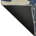 thumbnail image 5 of Addison Rugs Chantille Indoor/Outdoor Transitional Lodge Navy Machine Washable Rectangle Rug, 5' x 7'6", 5 of 8