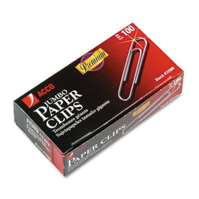 acc72500 smooth finish premium paper clips by acco brands Walmart