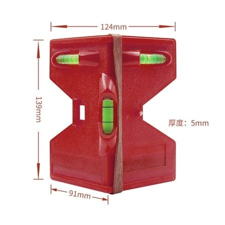 

Tdoenbutw Trailer Hitch Magnetic Level Spirit Bubble Level For Pipe Wooden Installation 3Ml B